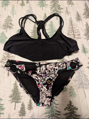 Colorful Gem Print Bikini